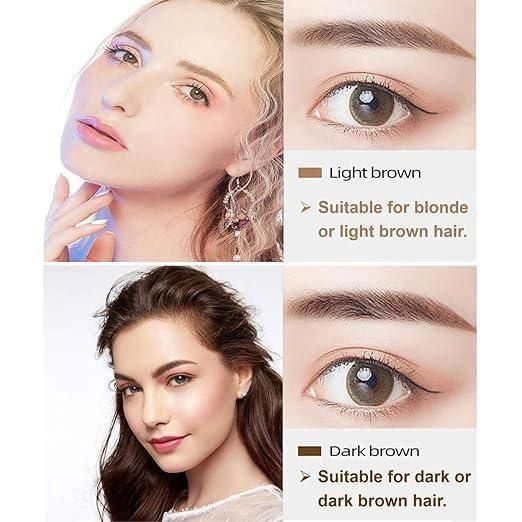 Waterproof 4 Points Microblading Eyebrow Pen with Micro-Fork Tip Applicator (Pack of 2) – Buy 1 Get 1 Free